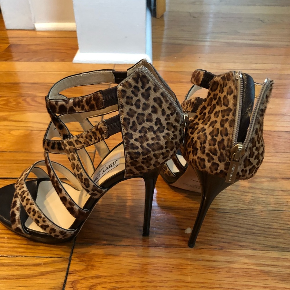 Jimmy Choo Leopard stiletto Heels